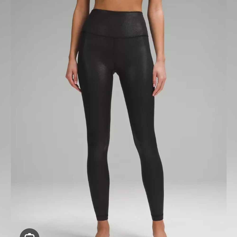 Lululemon Align Ribbed Shine tight 25” size 2